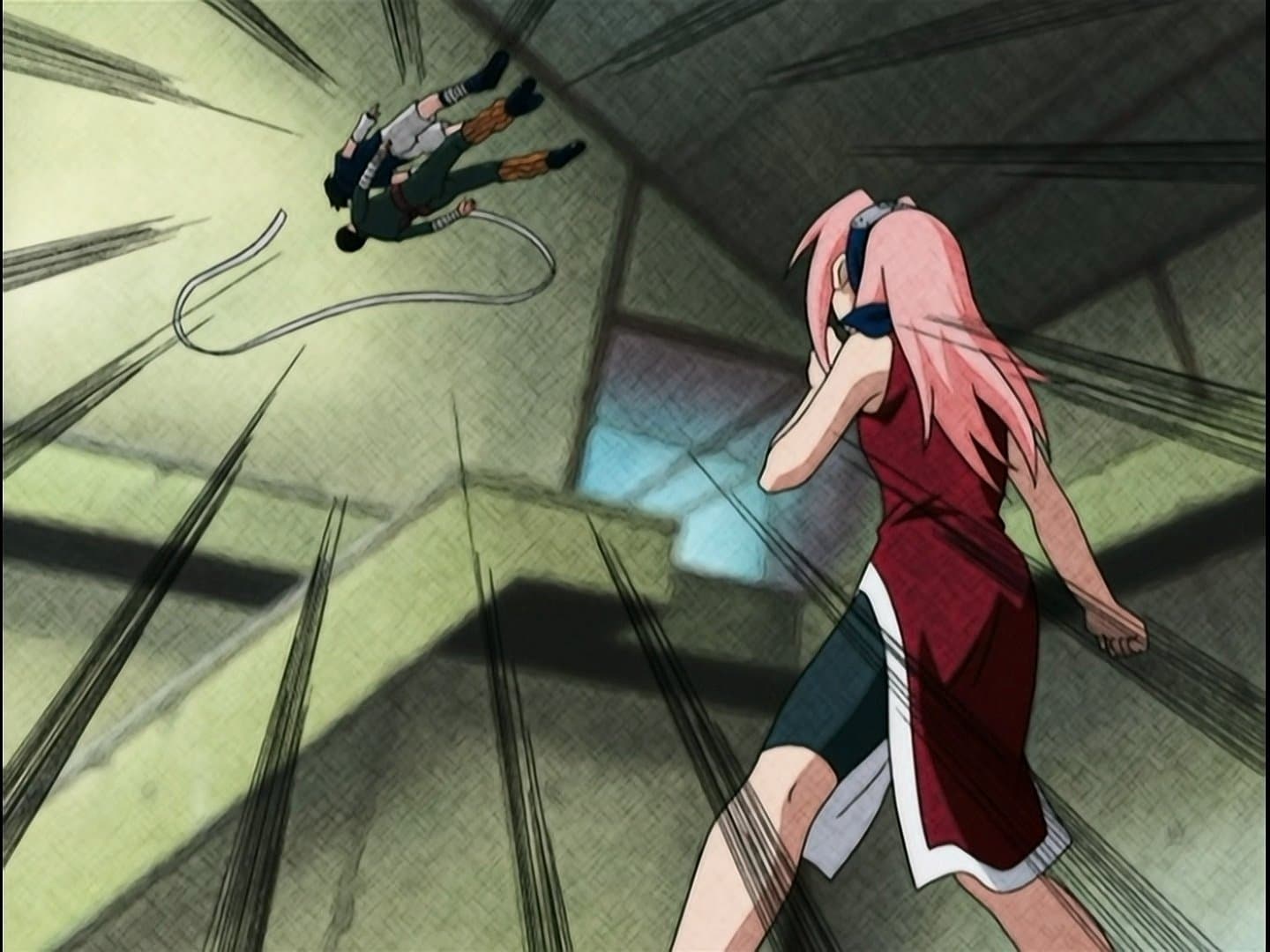 Naruto - Chunin Challenge: Rock Lee vs. Sasuke!