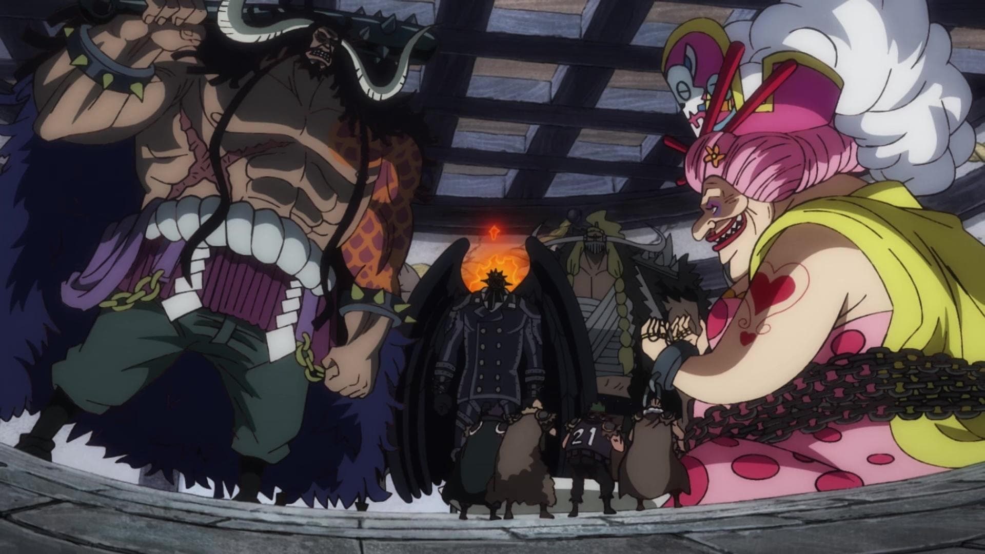 One Piece - Tension Rises in Onigashima! Two Emperors of the Sea Meet?!