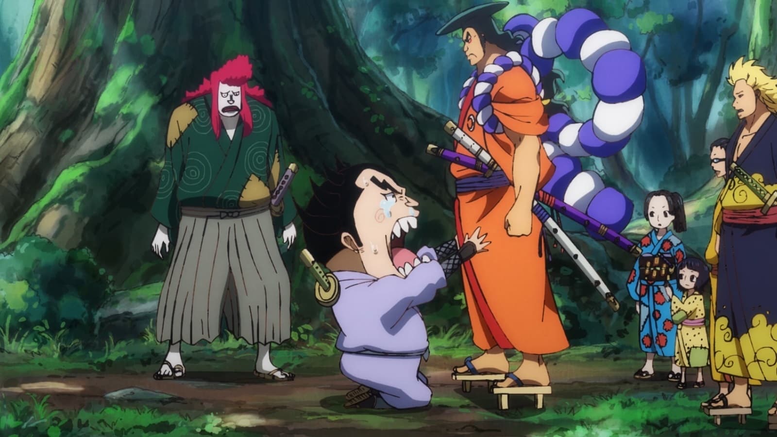 One Piece - Tearfully Swearing Allegiance! Oden and Kin'emon!